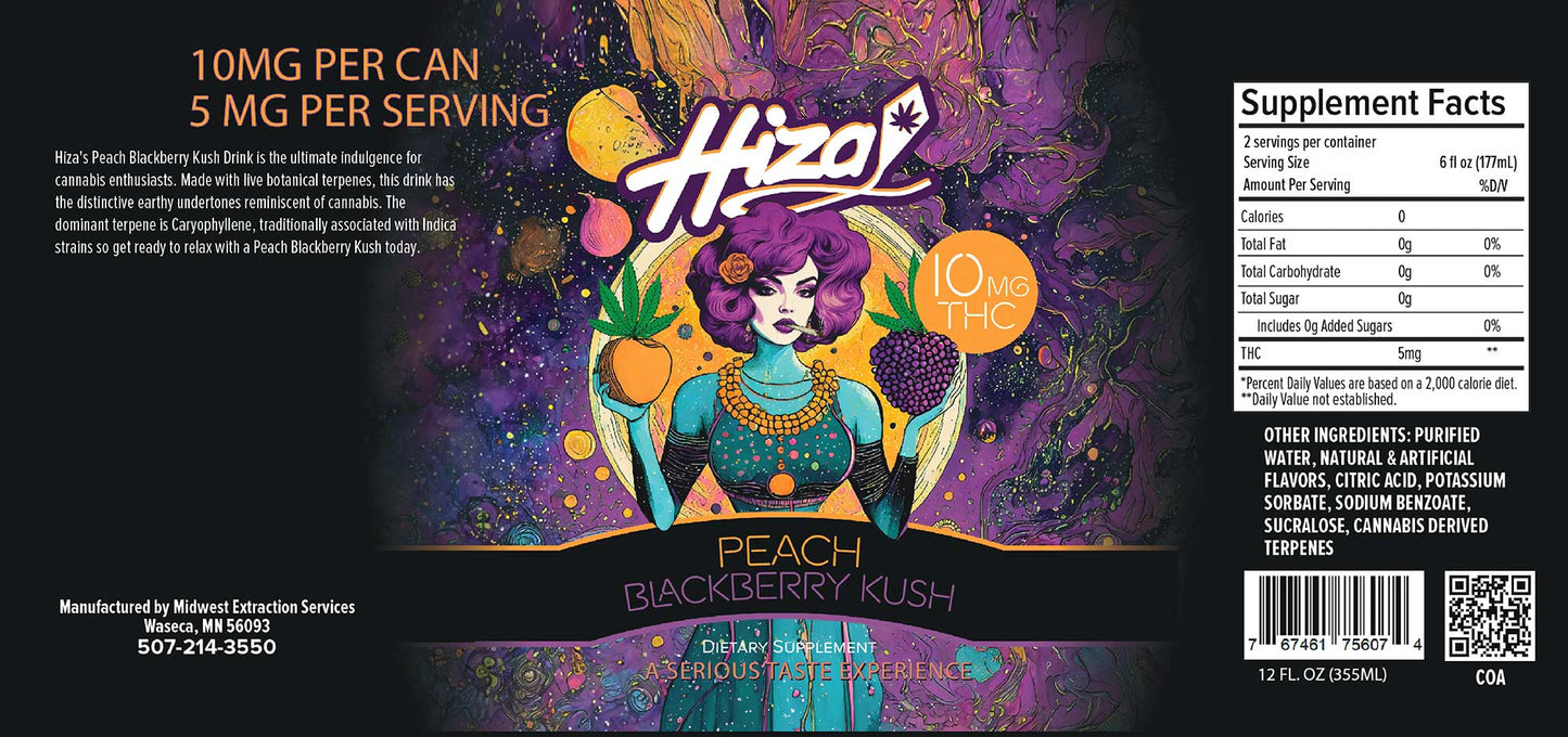 Peach Blackberry Kush - Relaxing